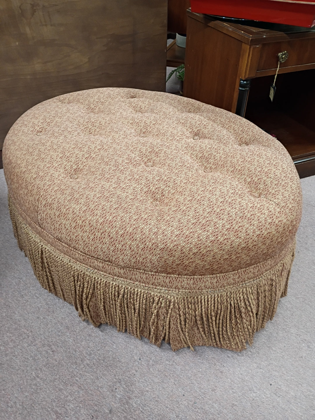 Large, Oval Ottoman