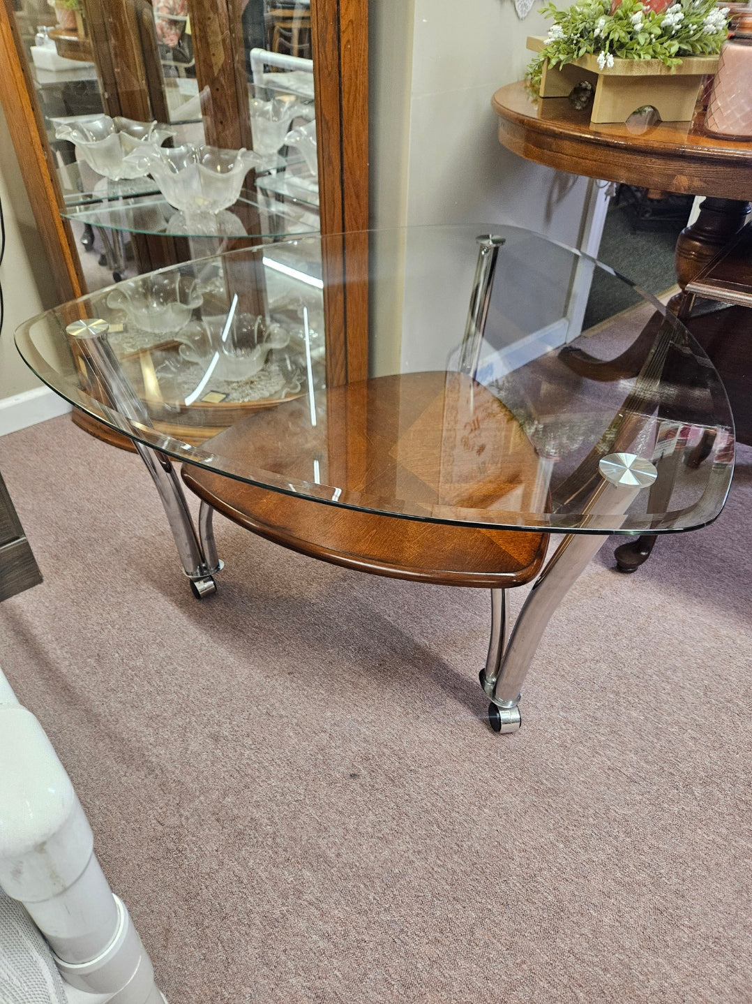 Glass Top Coffee Table