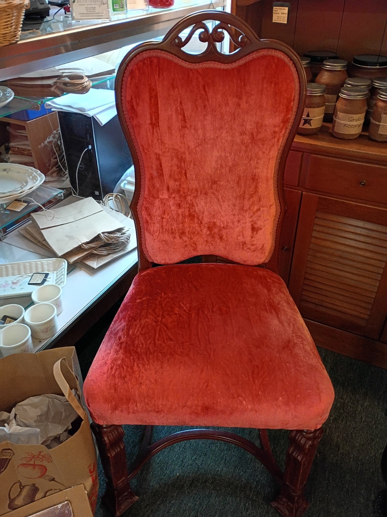 Pink Victorian Chair