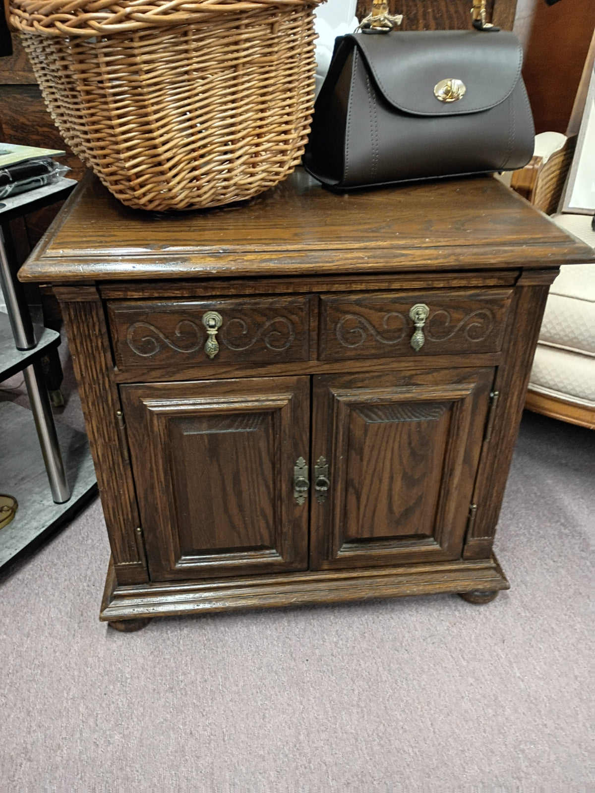Solid Wood Side Table