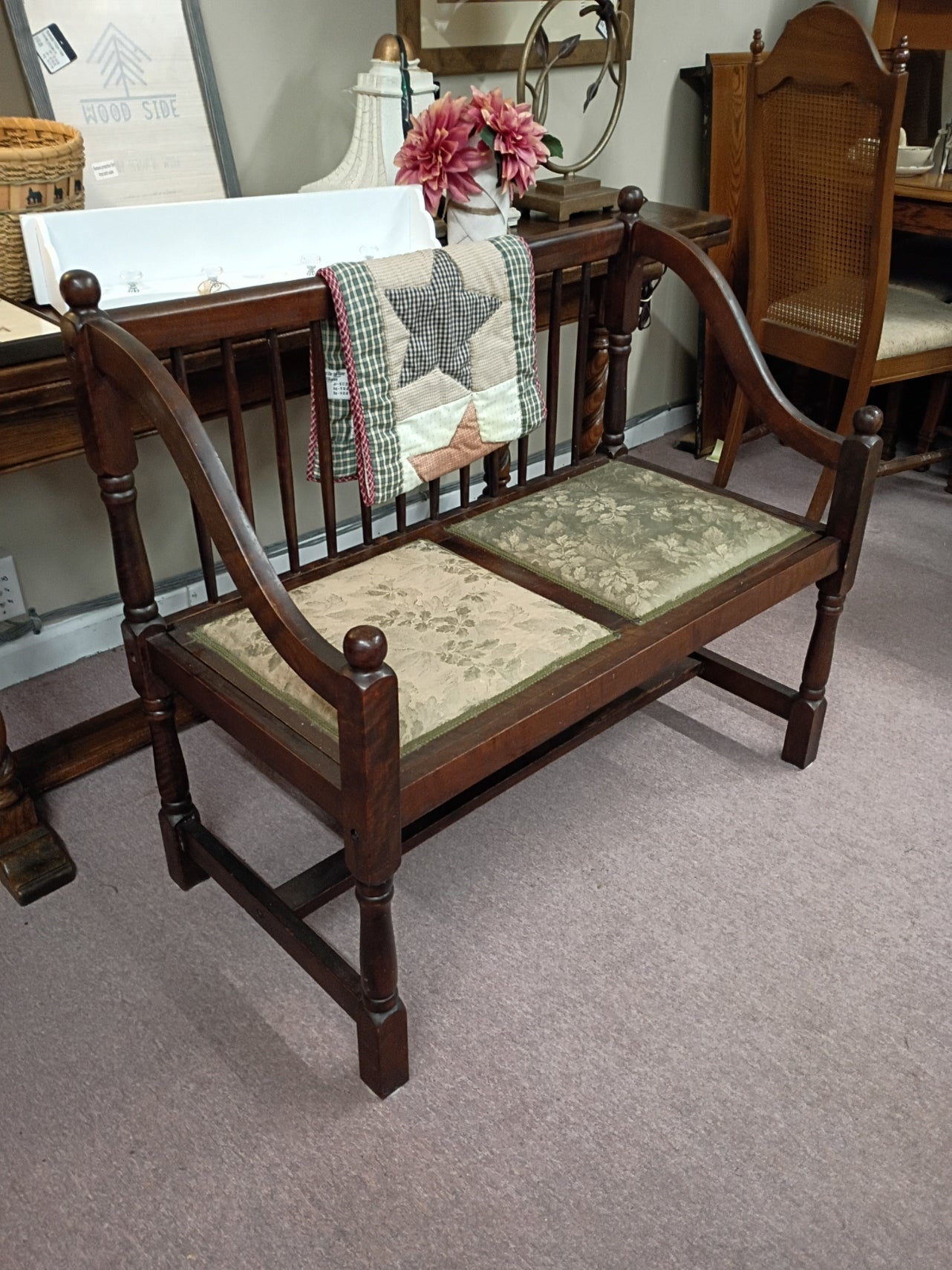 Vintage 2-Seat Bench