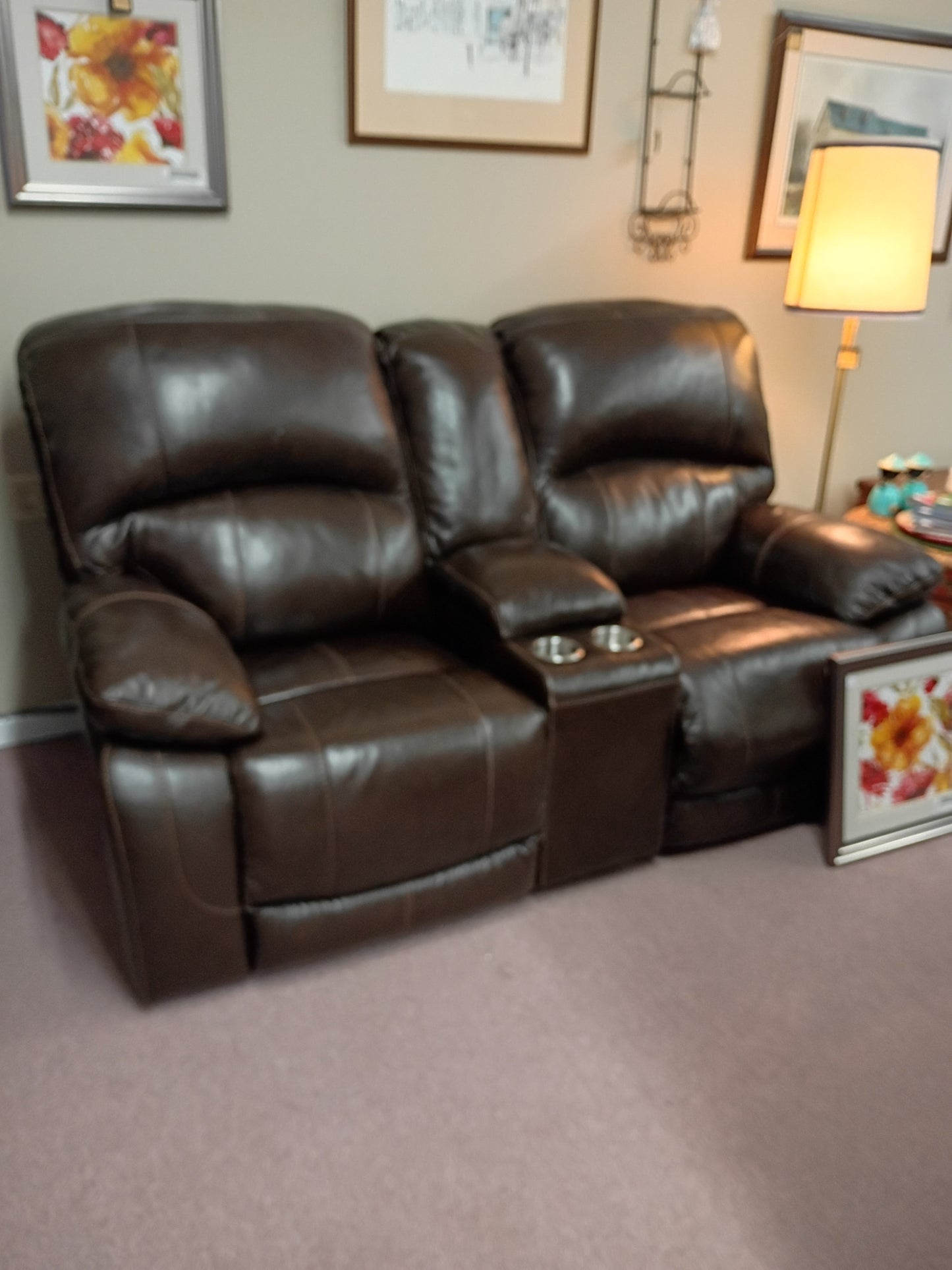 Electric Recling Loveseat