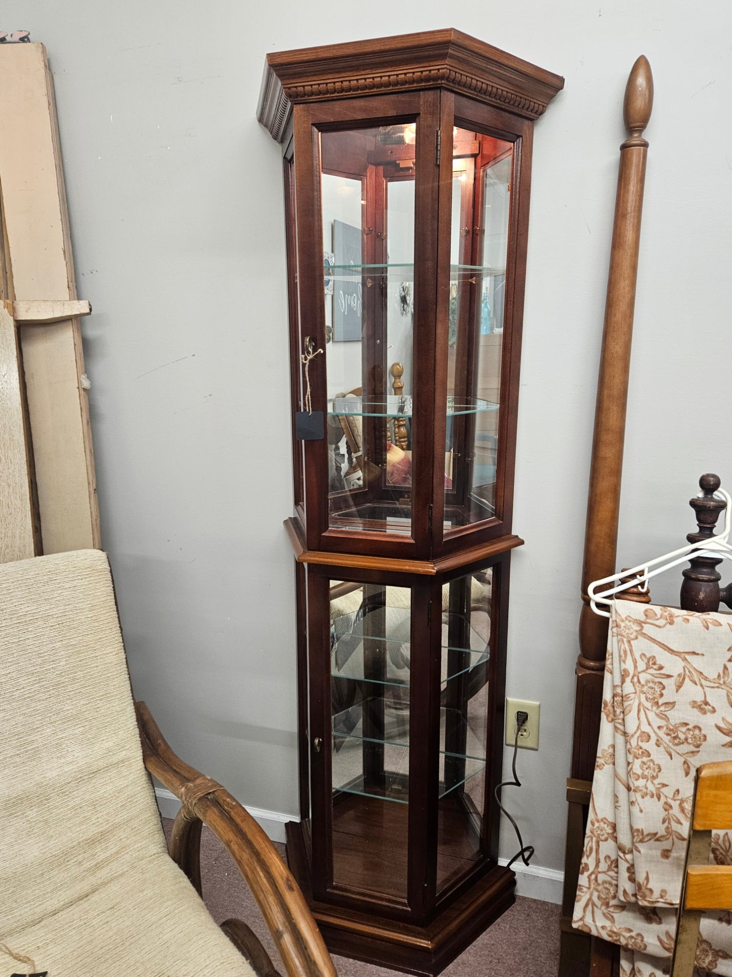 Lighted Curio Cabinet