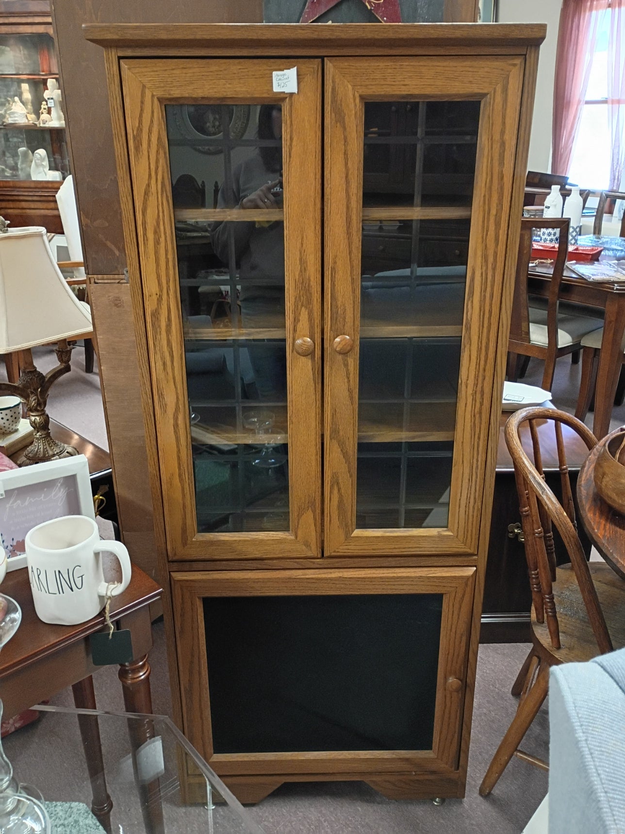 Oak Storage Cabinet