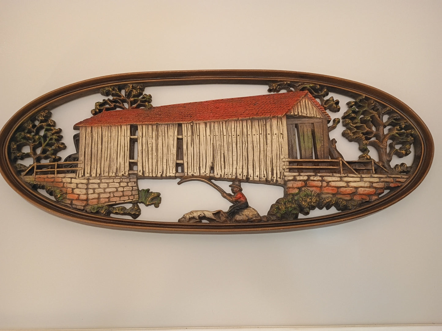 Covered Bridge Wall Hanging