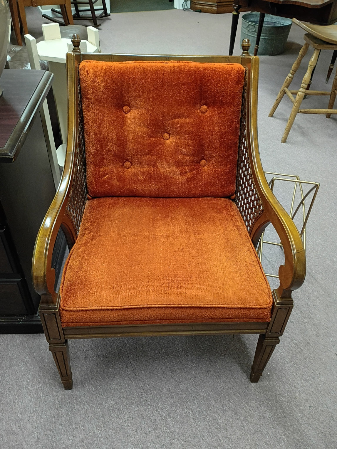 Vintage, Orange Chair