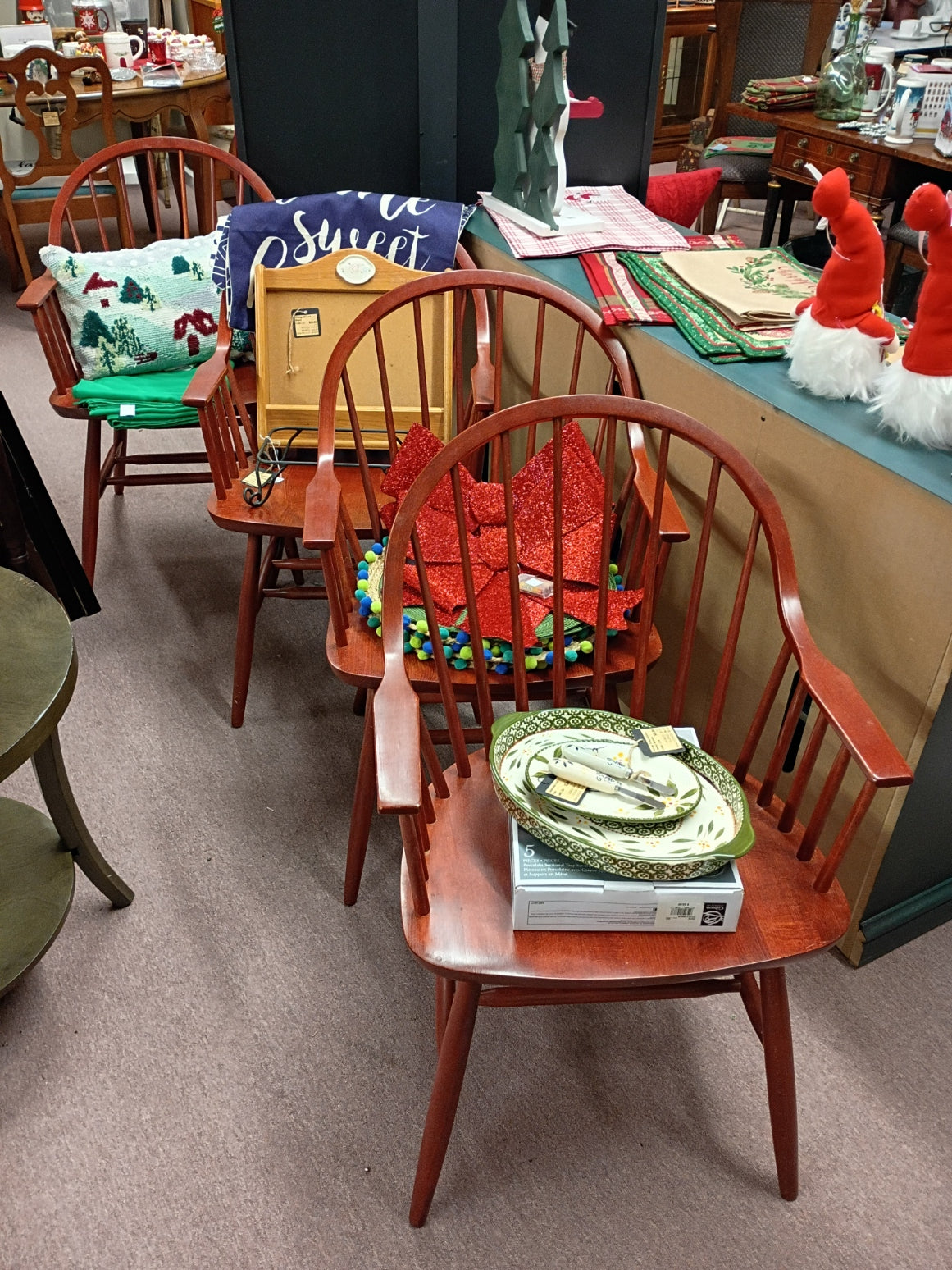 Set of 4 Cherry Chairs