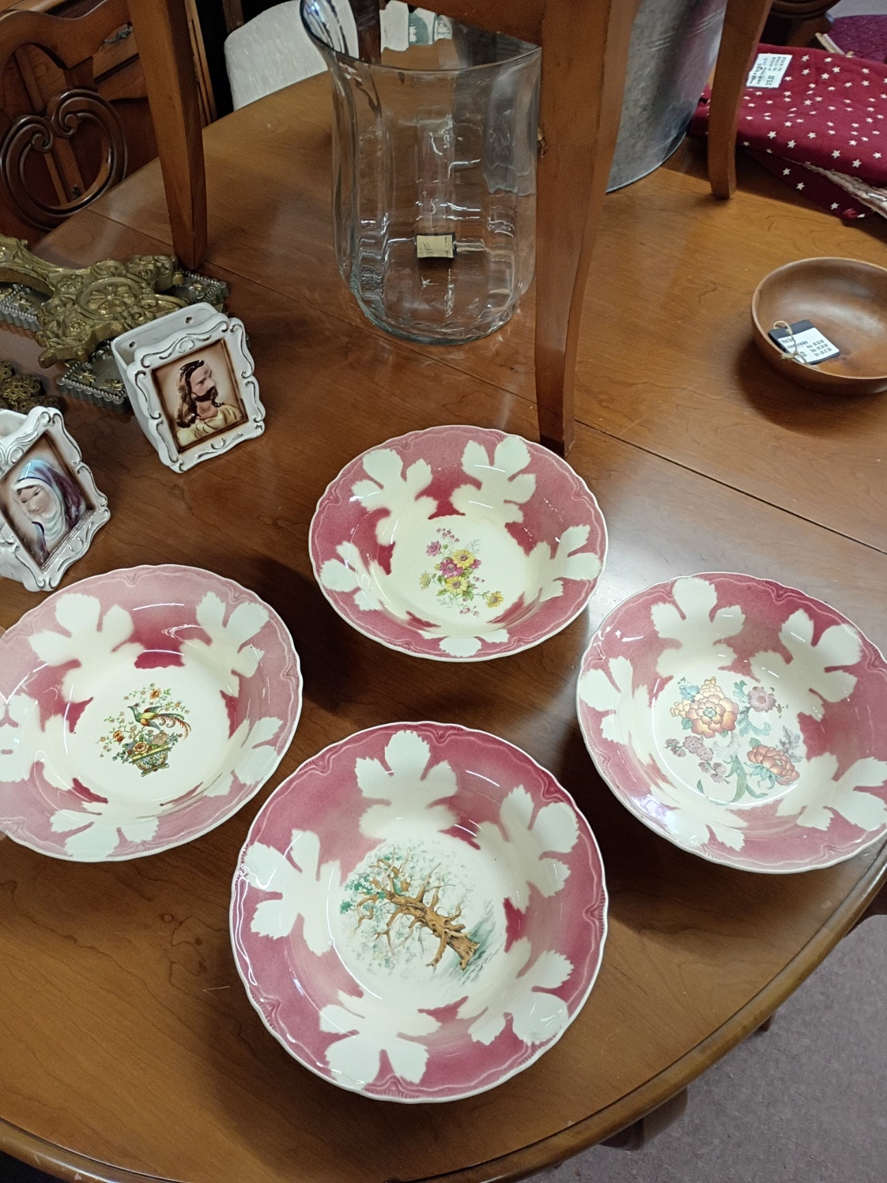 Set of 4 Antique Bowls