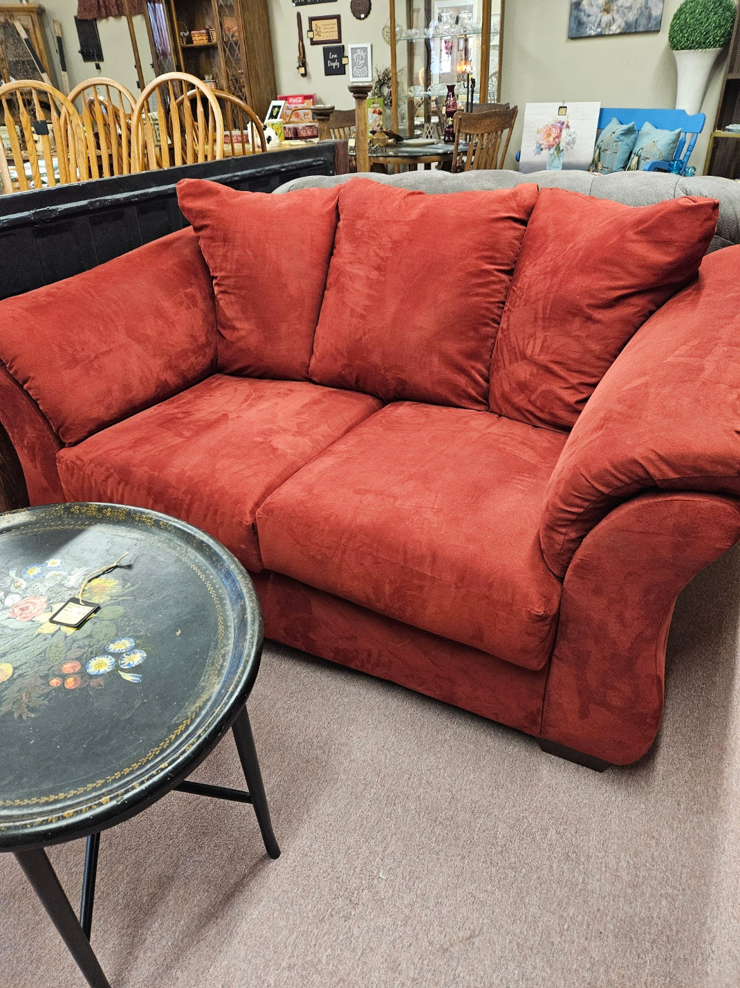 Red Loveseat