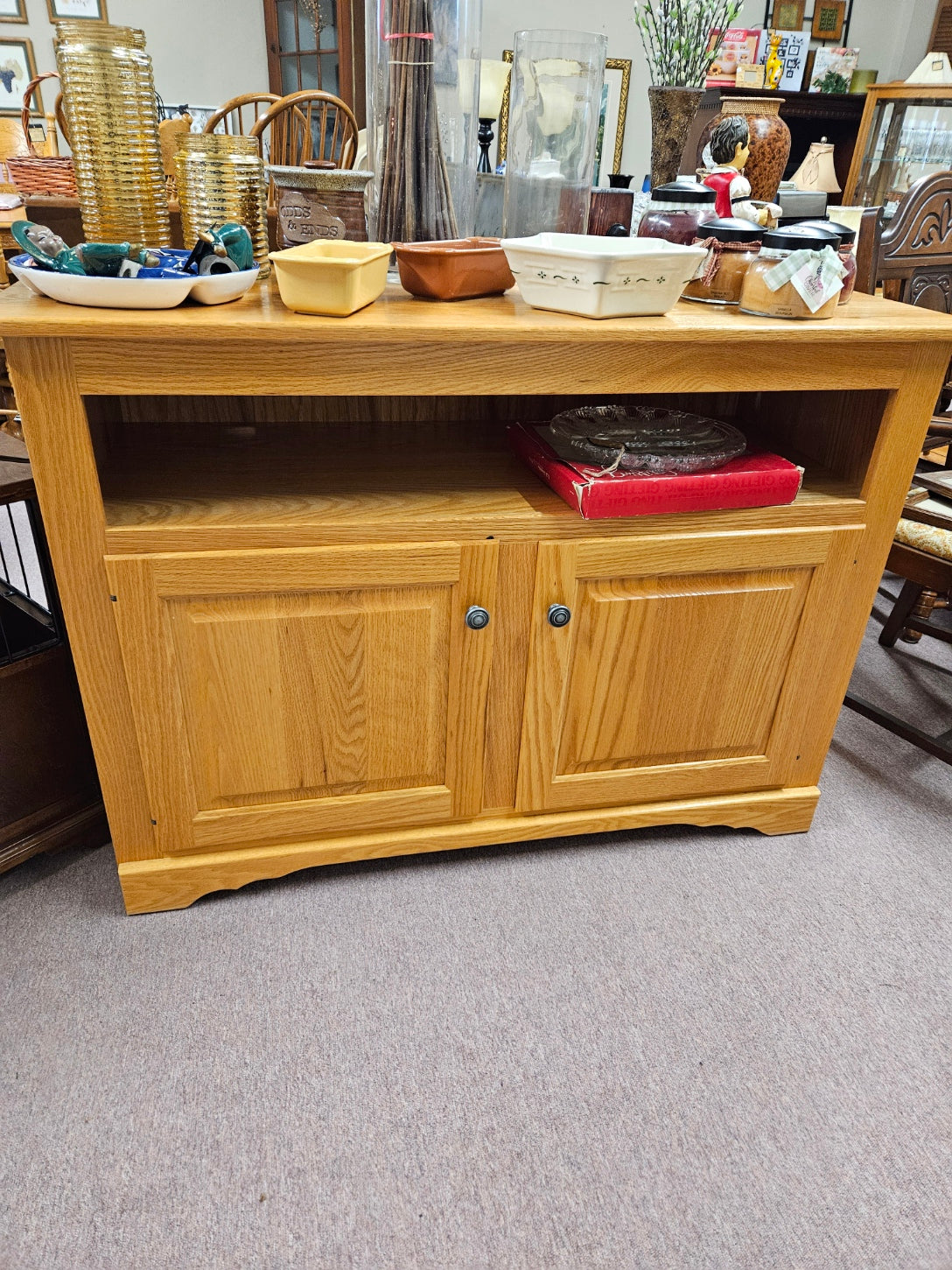 Oak TV Stand