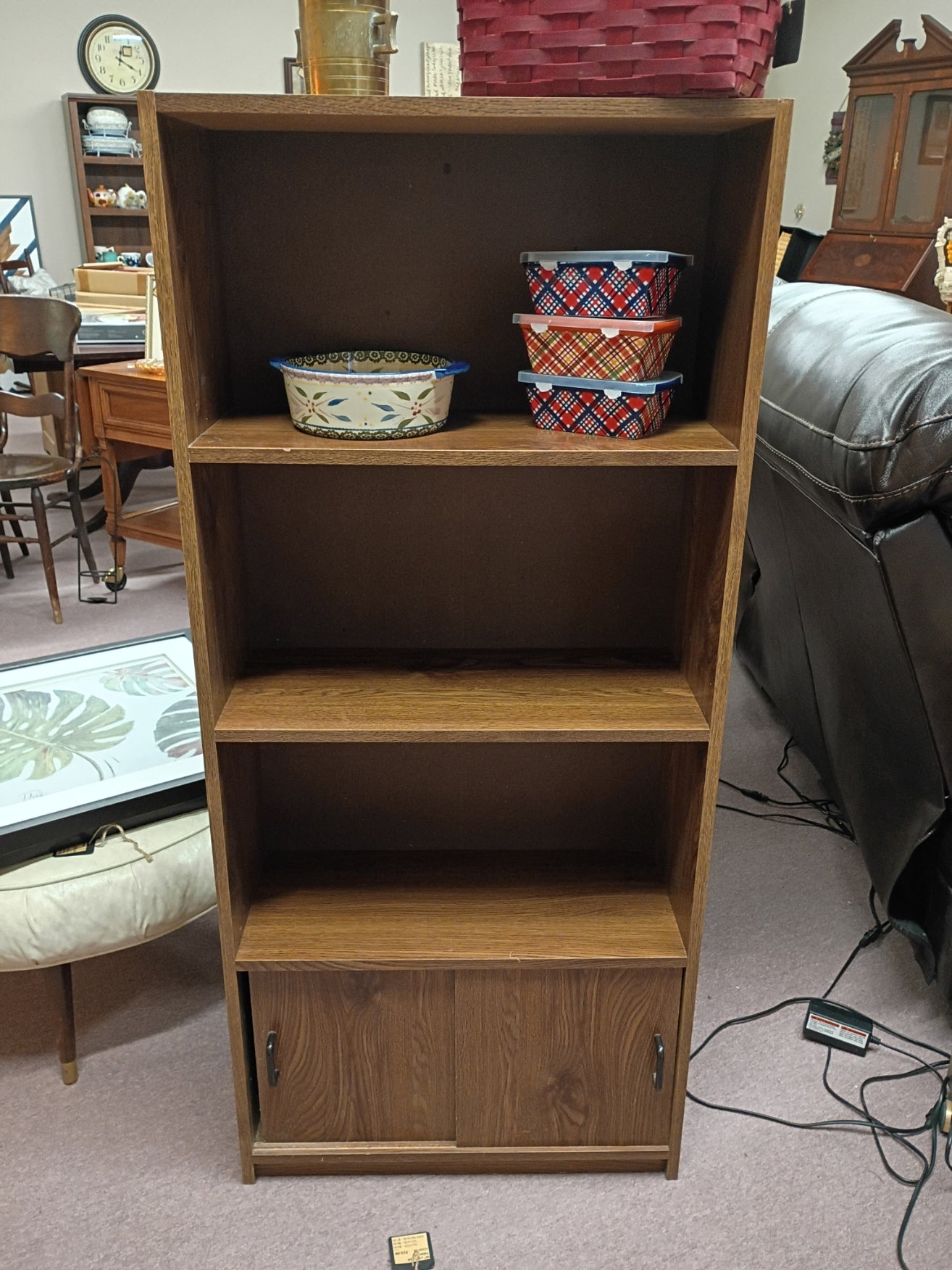 Laminate Bookcase w/ Doors