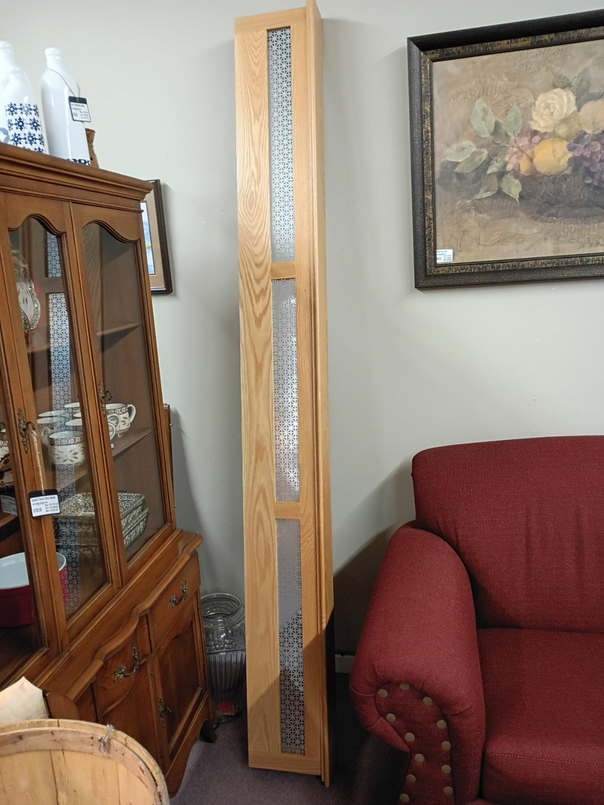 9' Oak Baseboard Cover