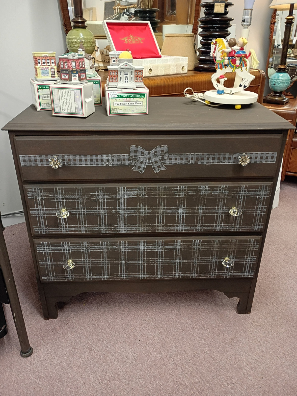 Refinished 3-Drawer Dresser