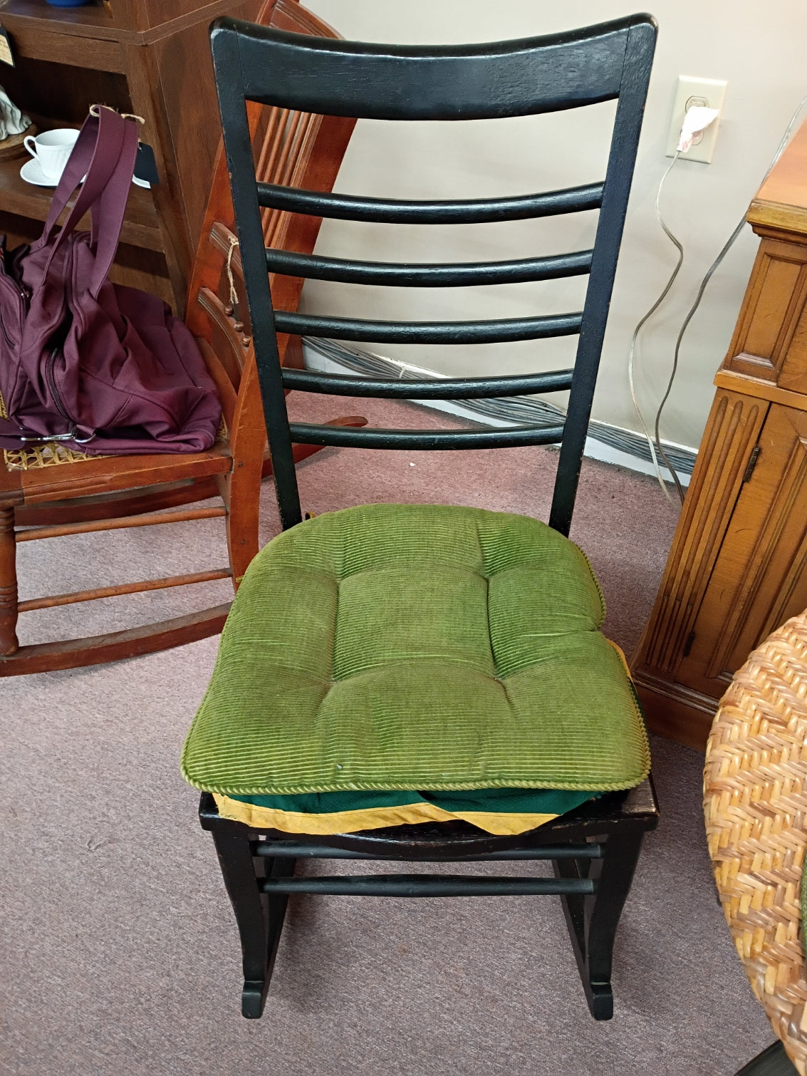 Black, Vintage Rocking Chair