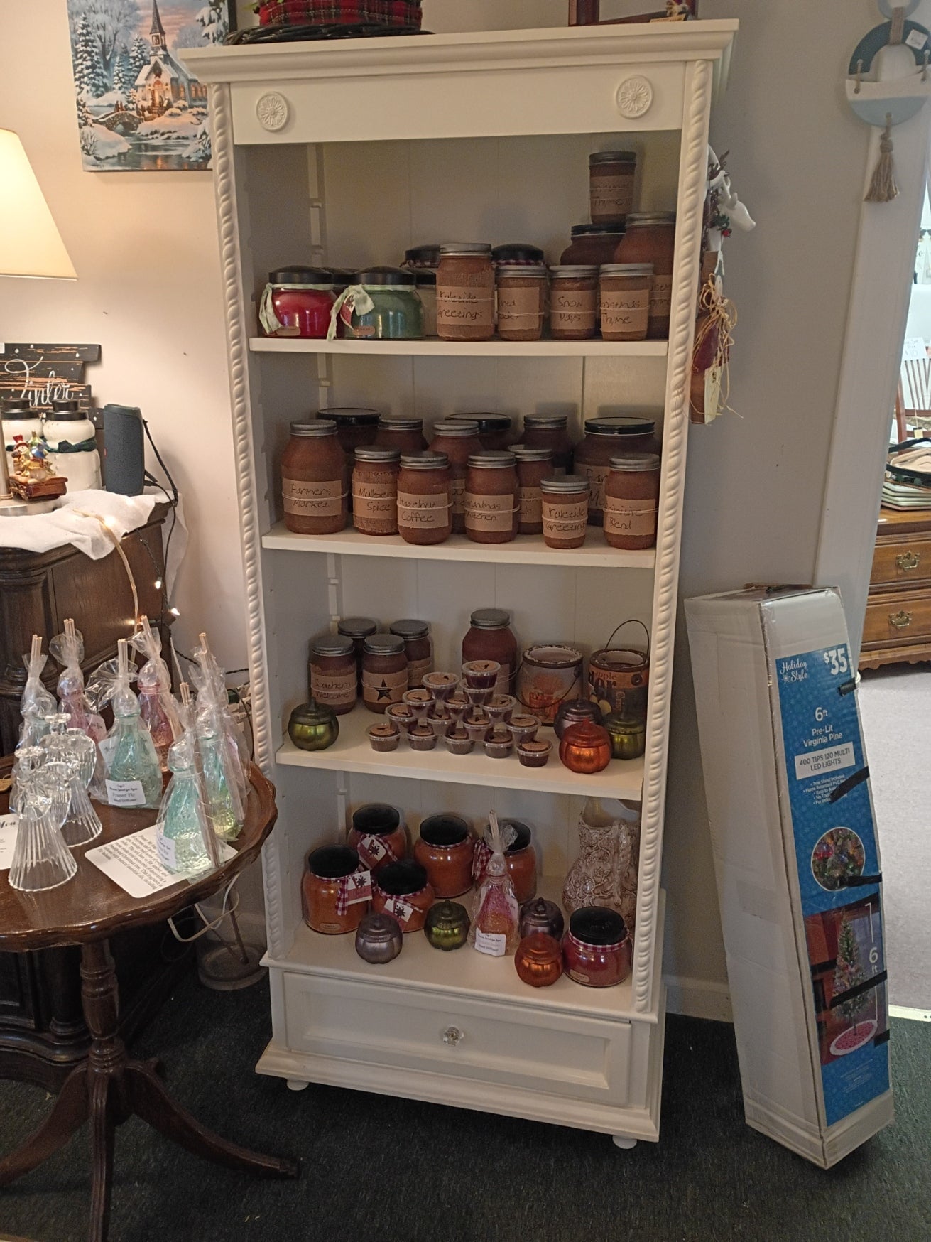 Cream Color Bookshelf