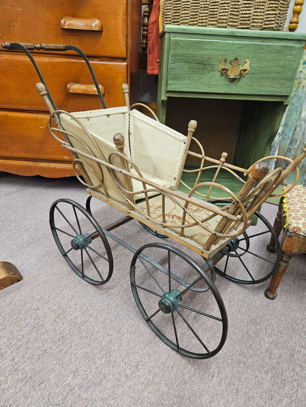 Vintage Doll Cradle