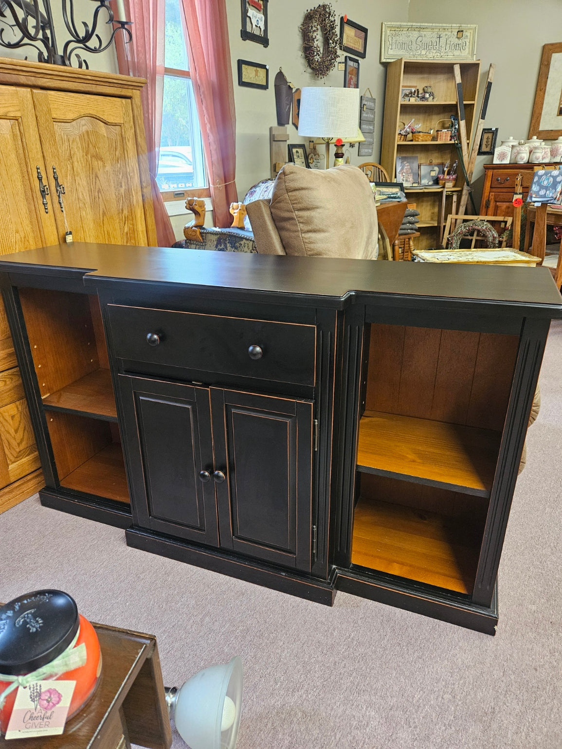 Black Buffet Cabinet
