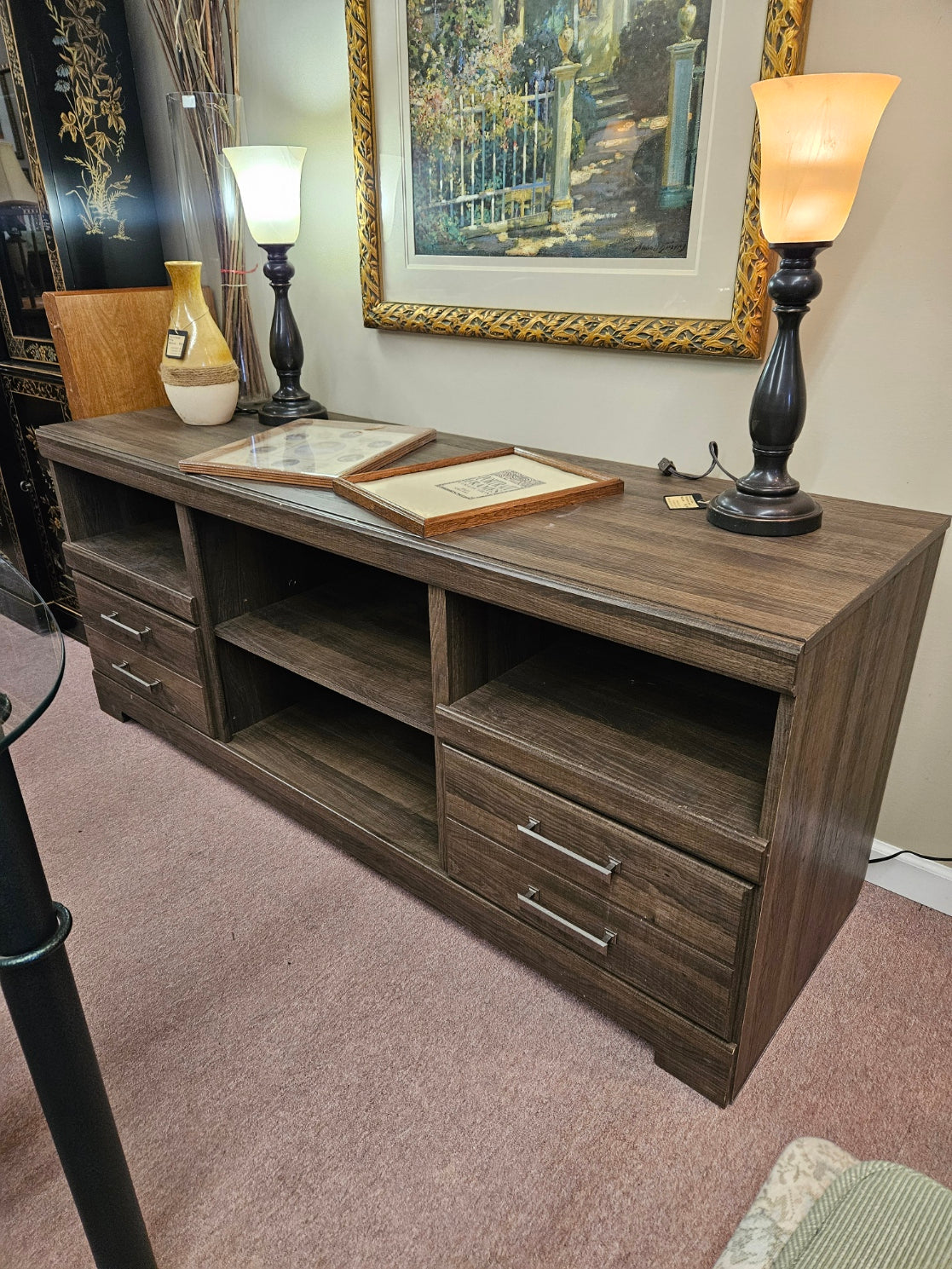 Large, Laminate TV Stand