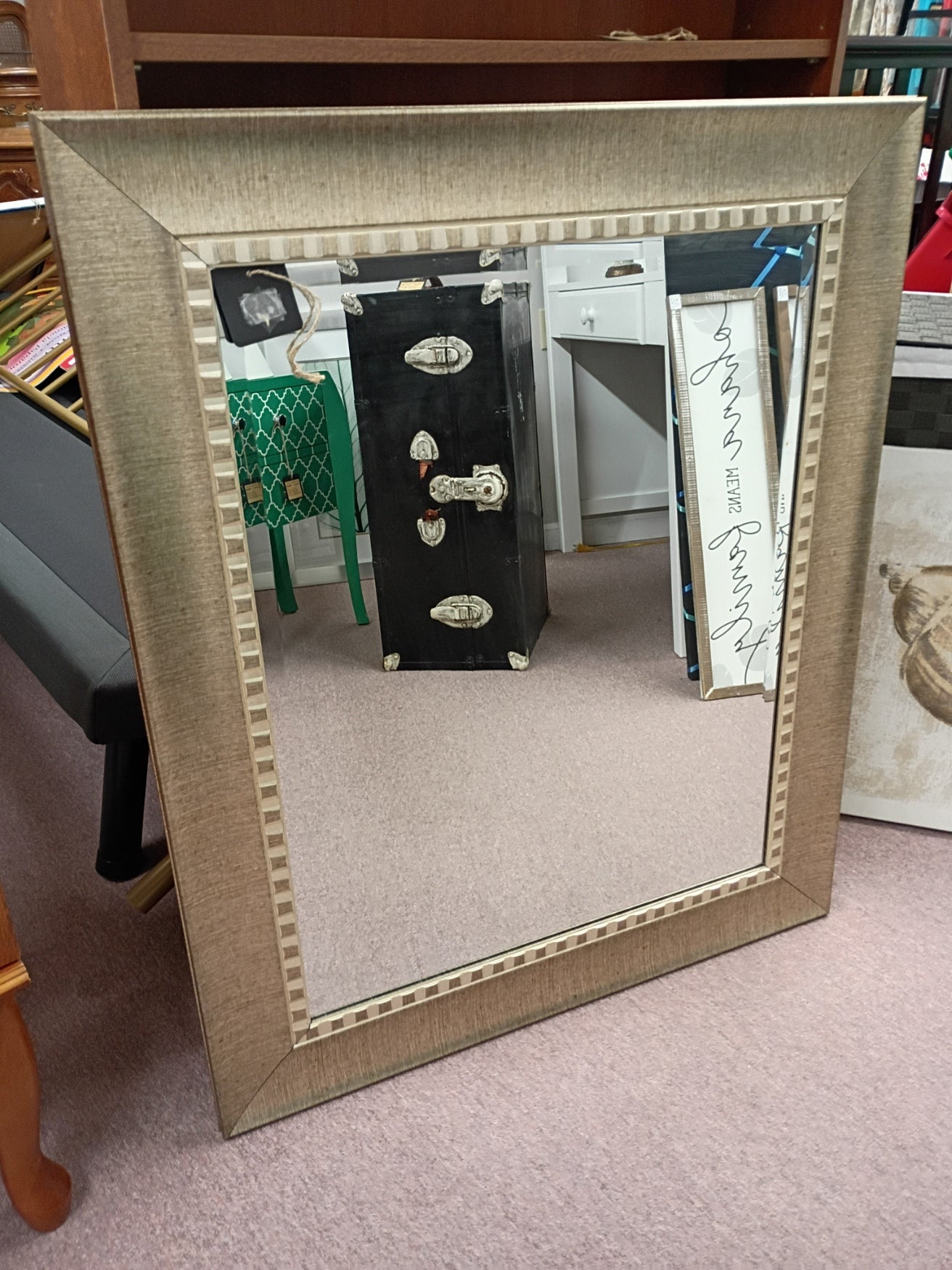 Mirror w/ Soft Gold Frame