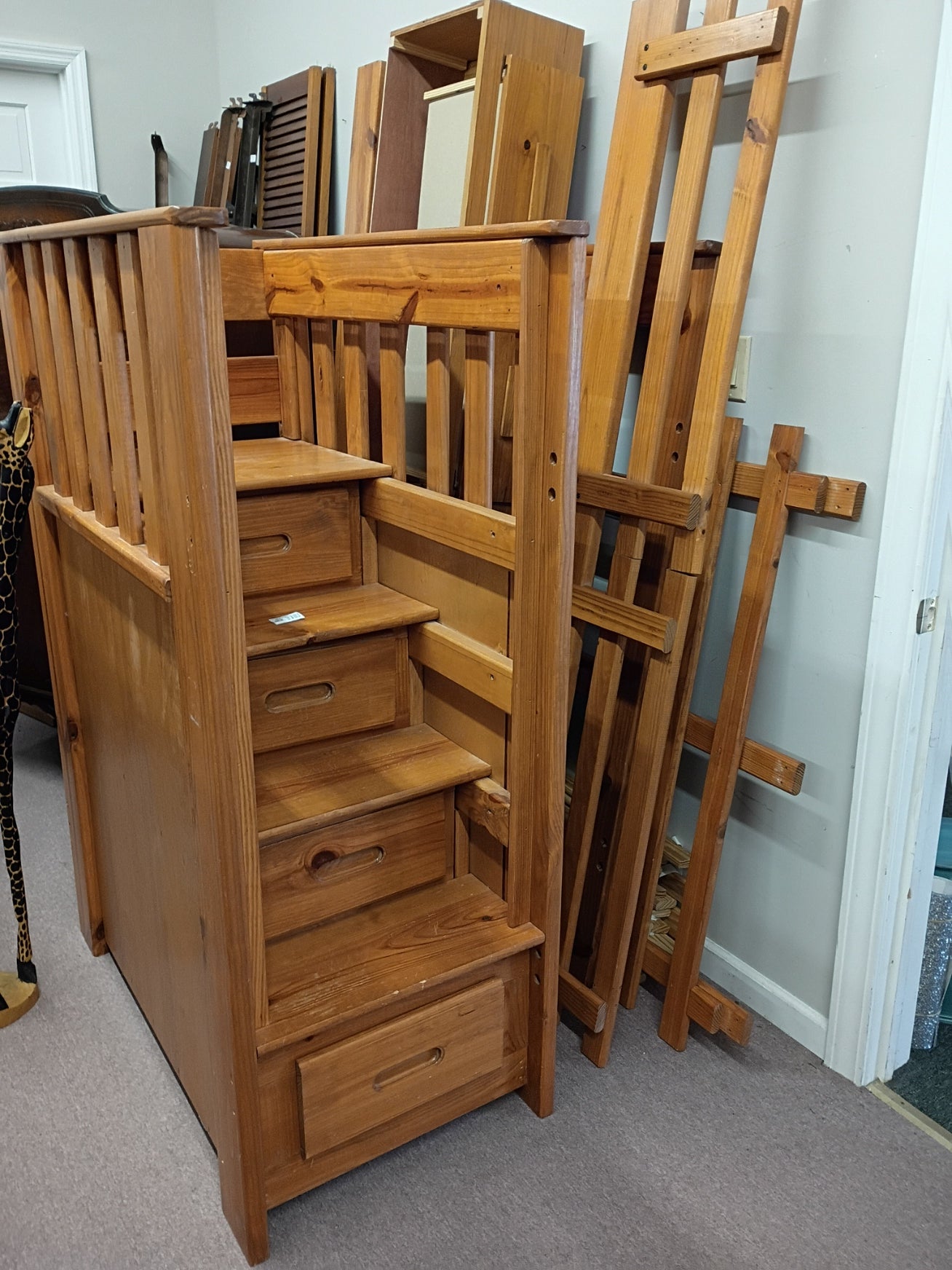 Bunk Beds w/ Steps and Drawers