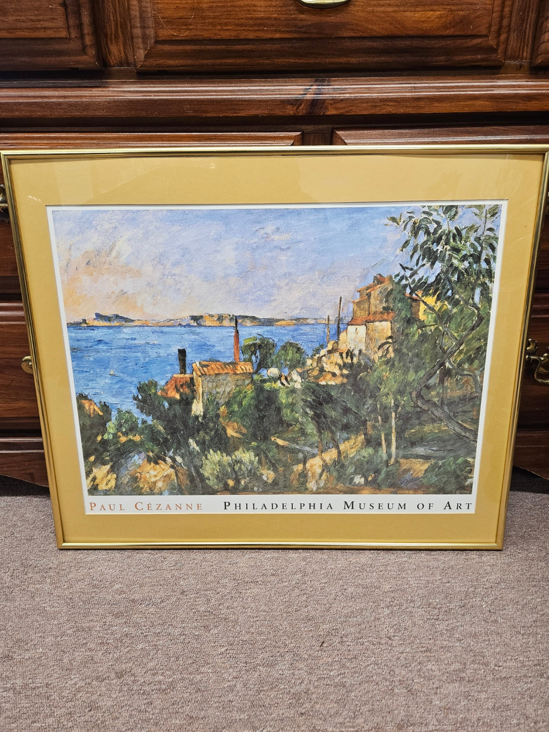 Framed Paul Cezanne Print