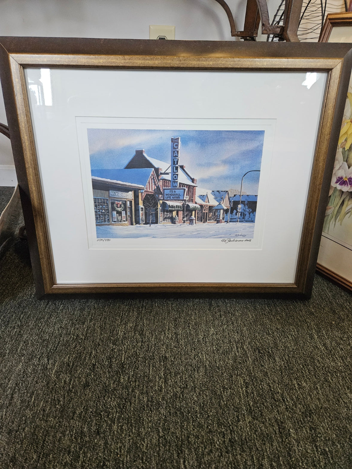 Signed amd Numbered Catlow Print