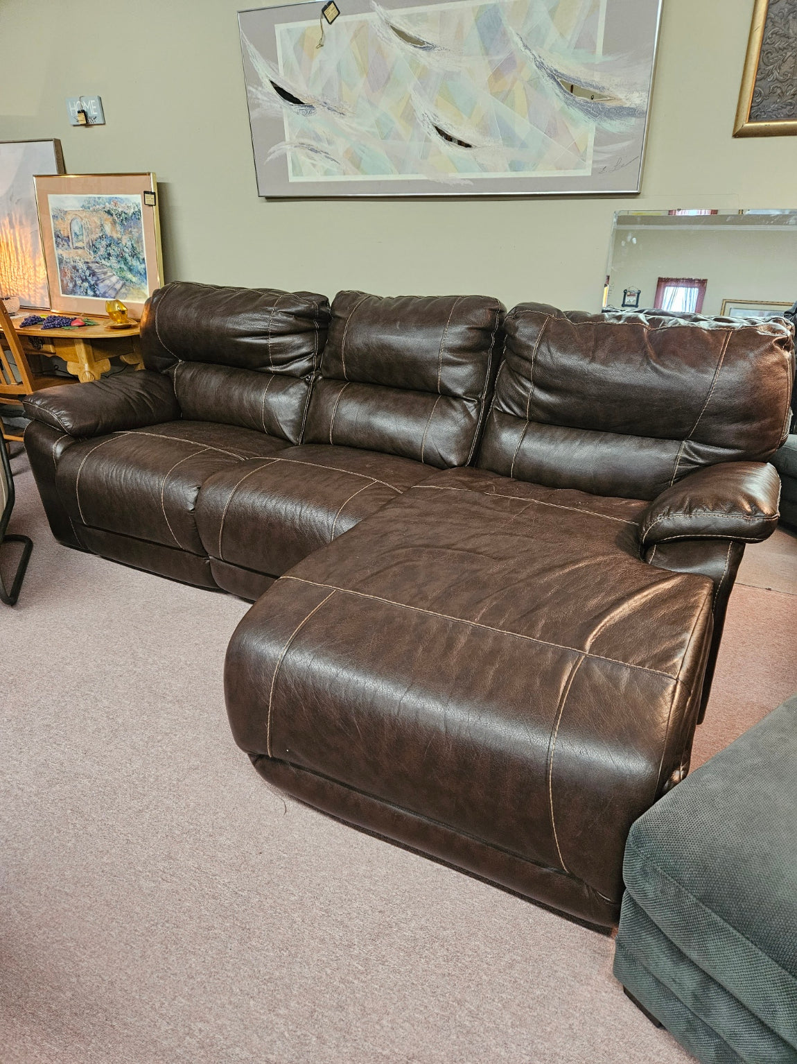 Reclining Sofa w/ Chaise