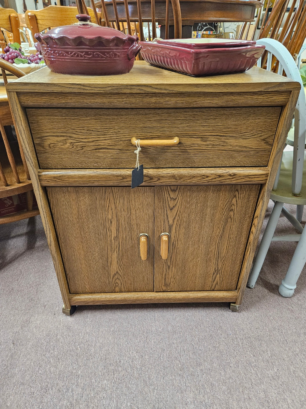 Laminate Microwave Cart