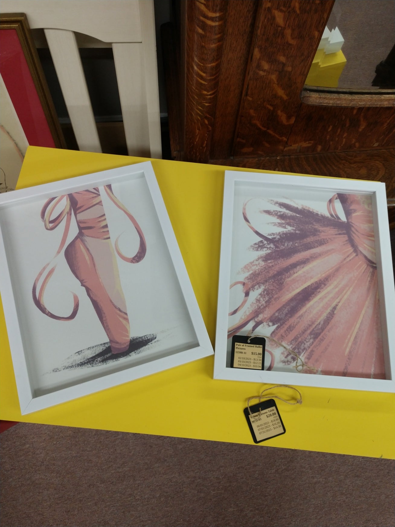 Pair of Ballet Pictures