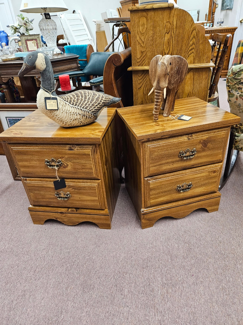 Pair of Laminate Nightstands