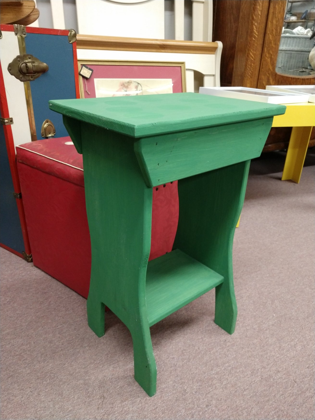 Green Side Table