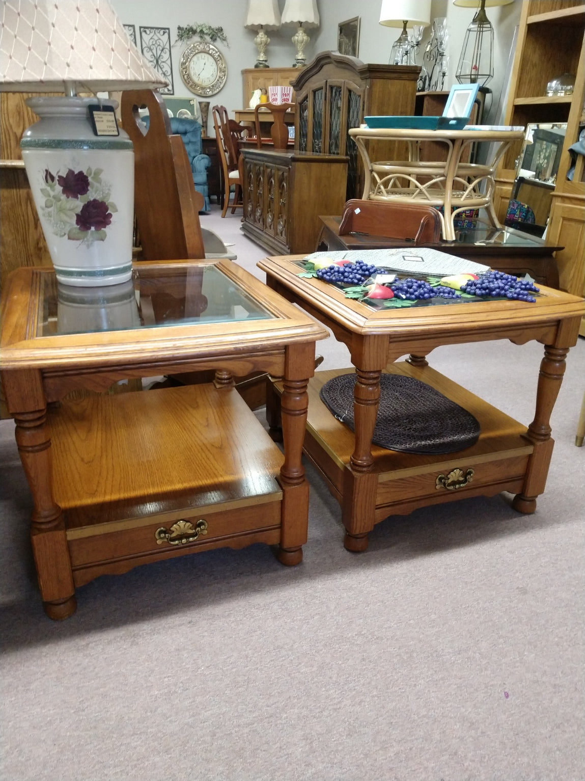 Pair of Bassett End Tables