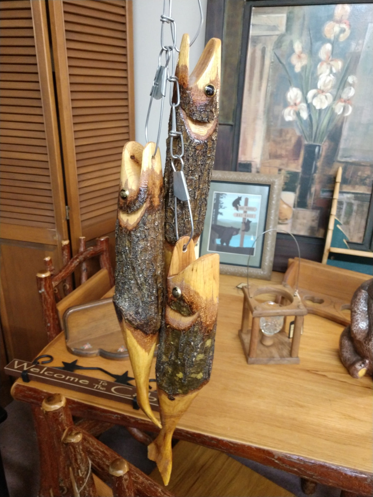 Pine Fish on Stringer