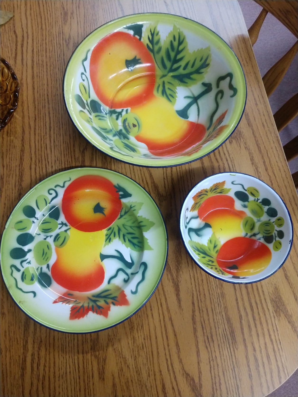 Enamel Dish Set
