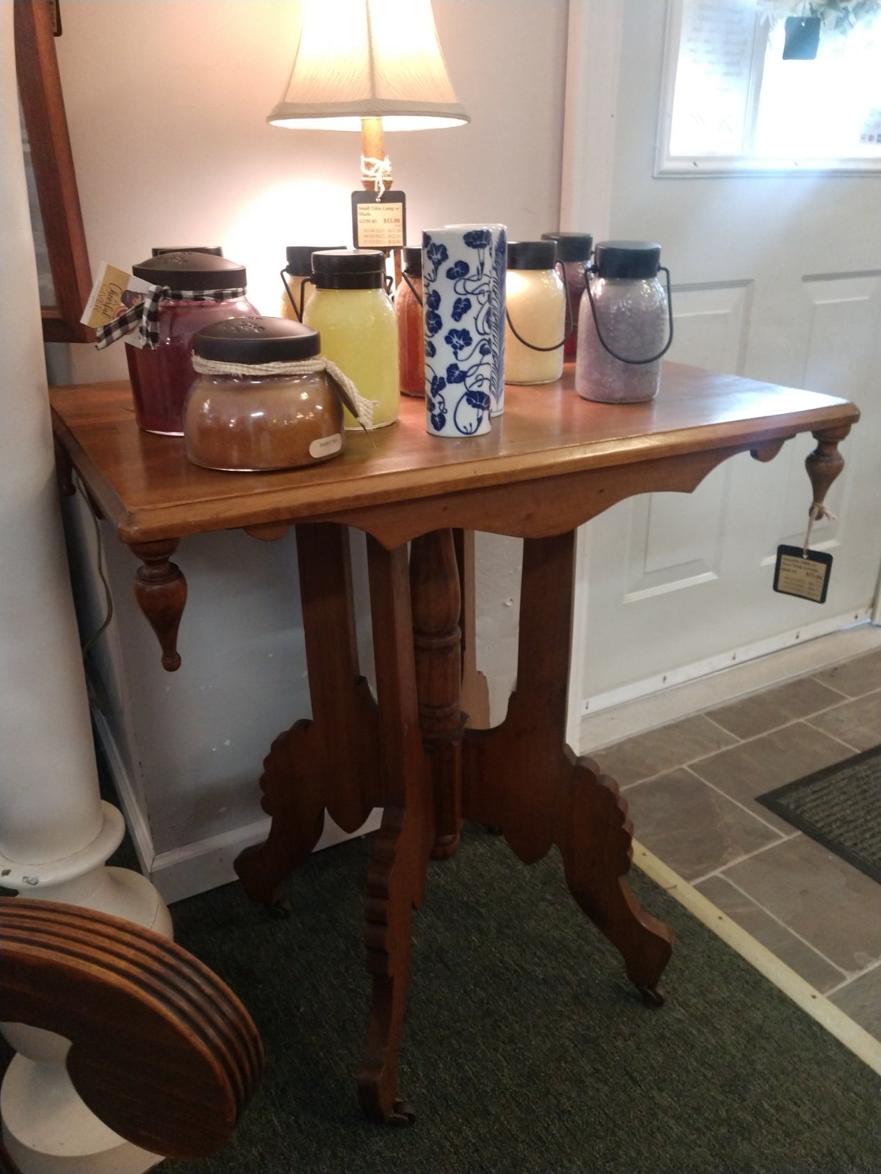 Table w/ Tear Drop Accents