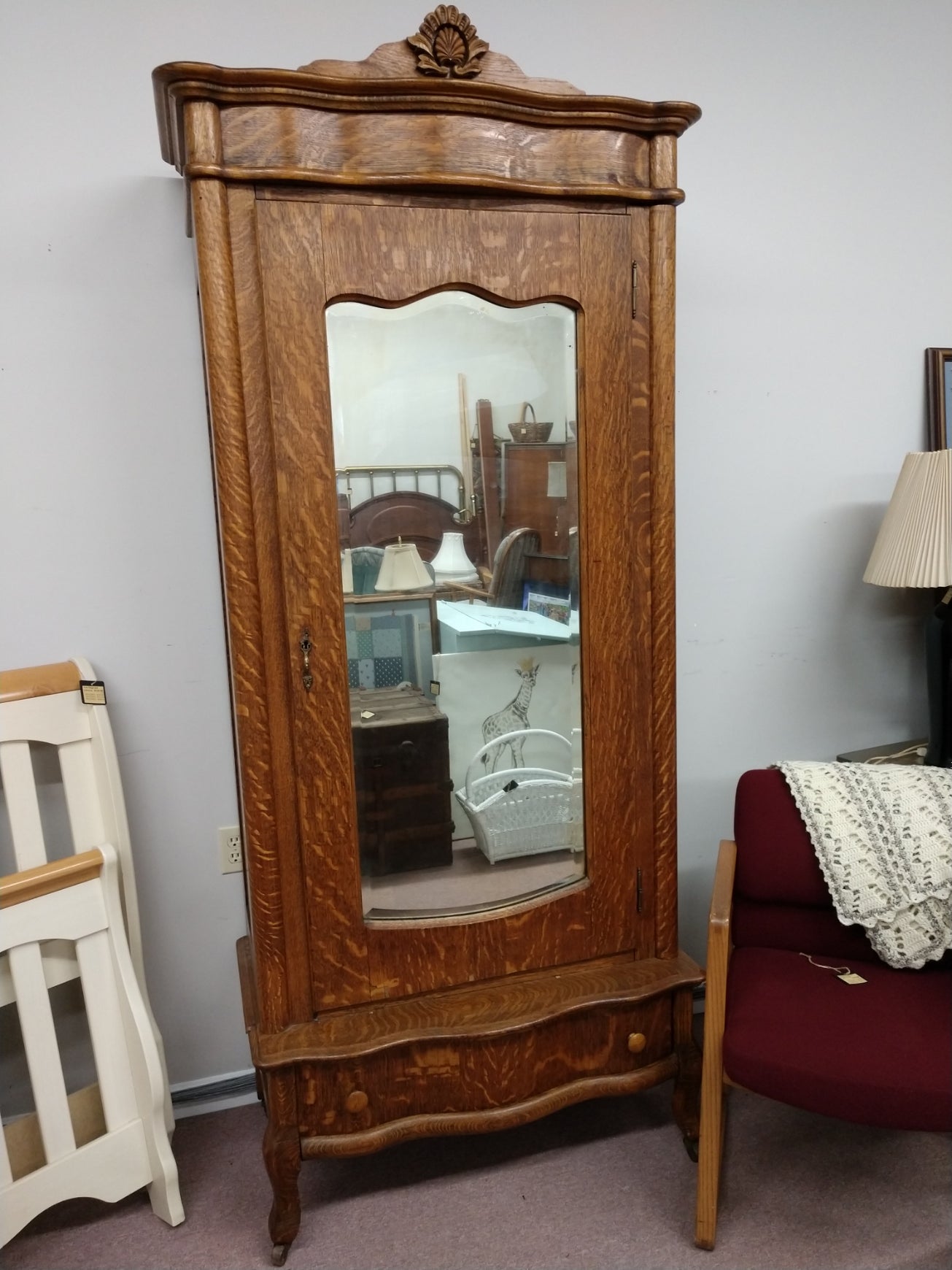Quarter Sawn Oak Wardrobe