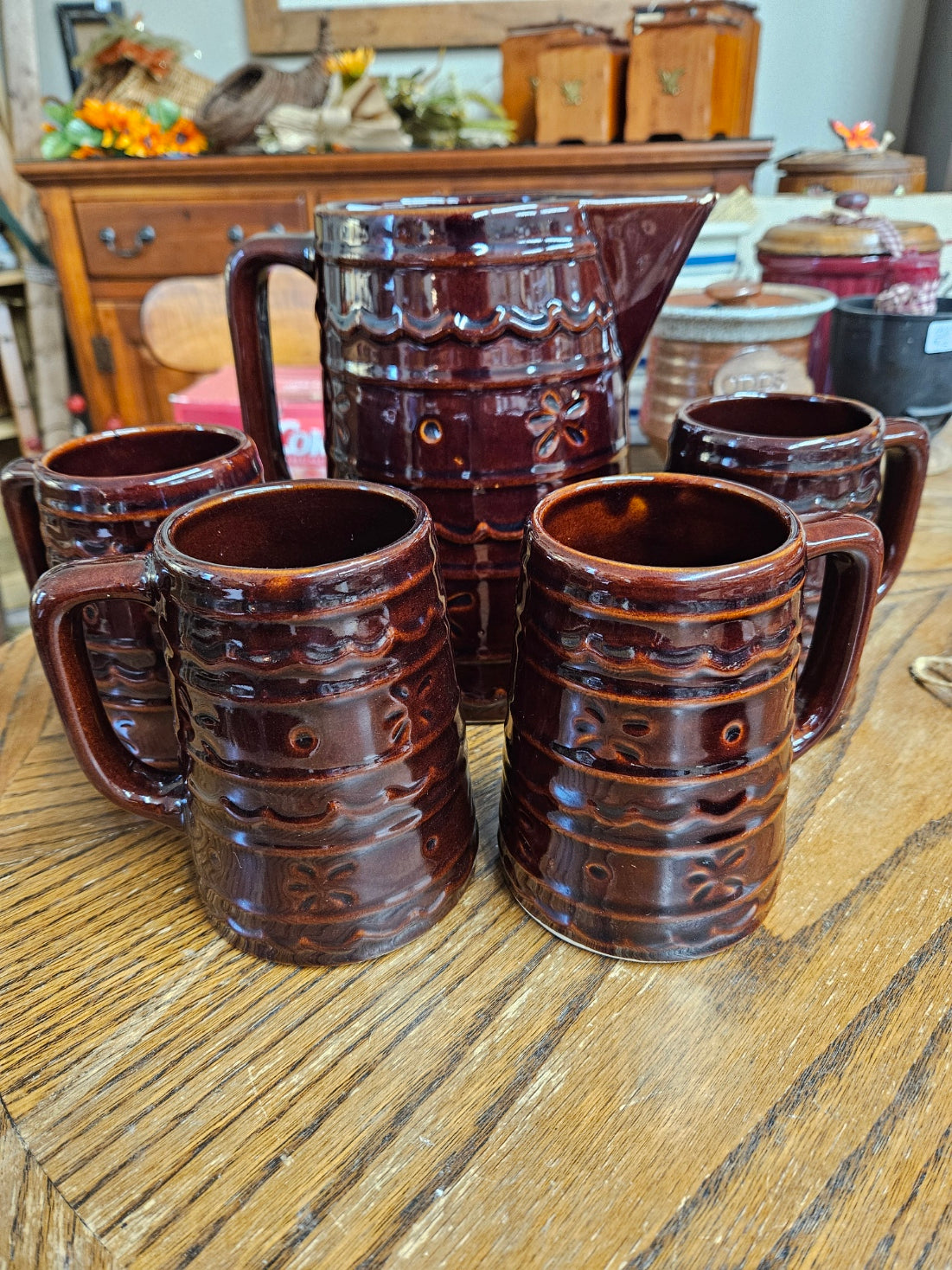 Mar-Crest Pitcher and Mug Set