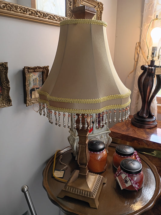 Table Lamp w/ Beaded Shade