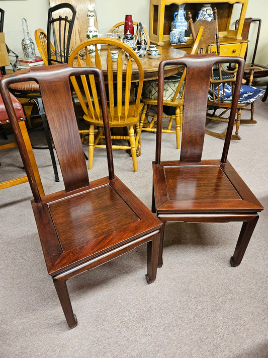 Set of 4 Solid Wood Kitchen Chairs