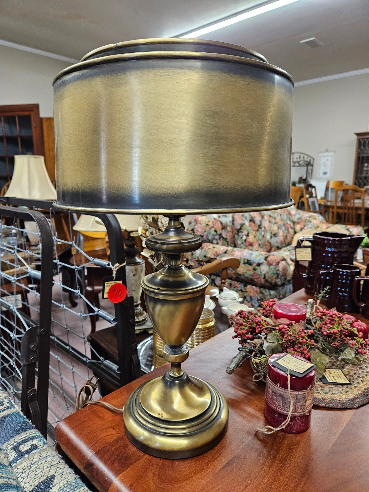 Vintage Brass Lamp