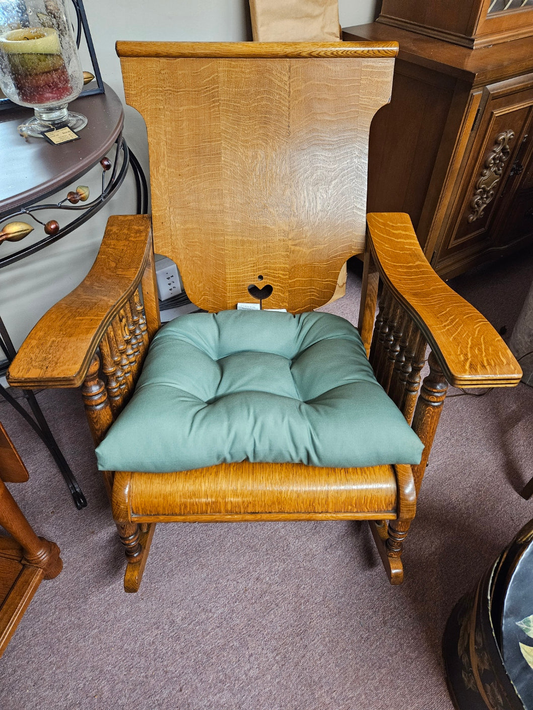 Vintage Rocking Chair w/ Cushion