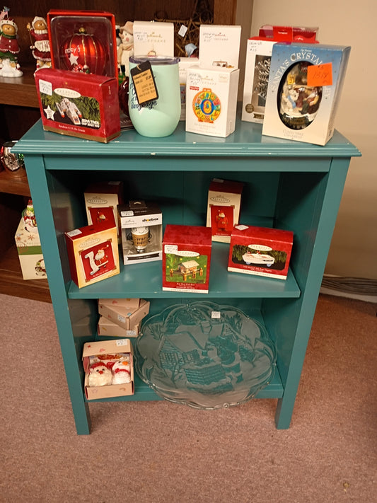 Teal Stand w/ Shelf