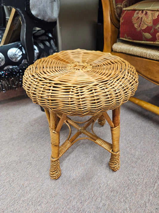 Wicker Plant Stand/Stool