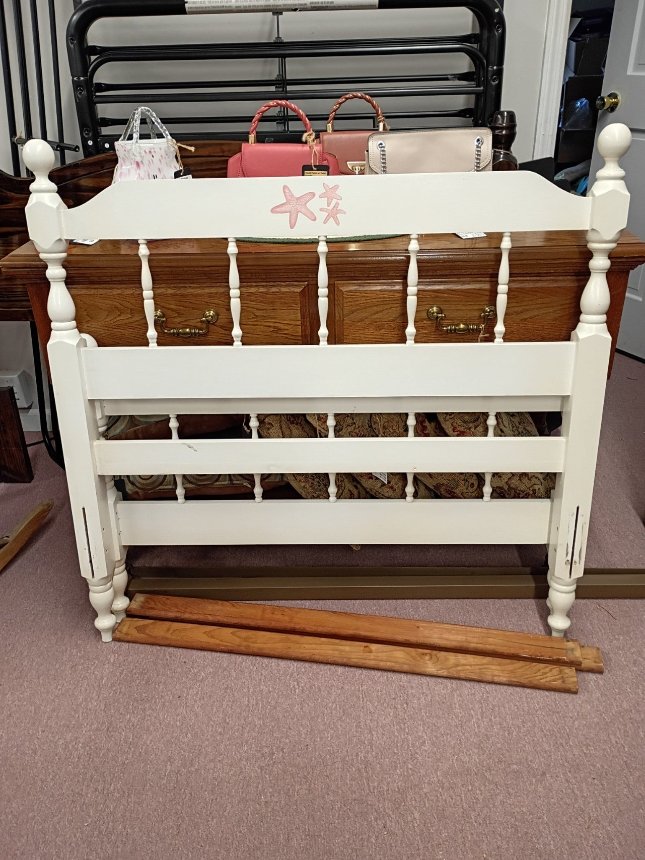 White, Twin Size Bed