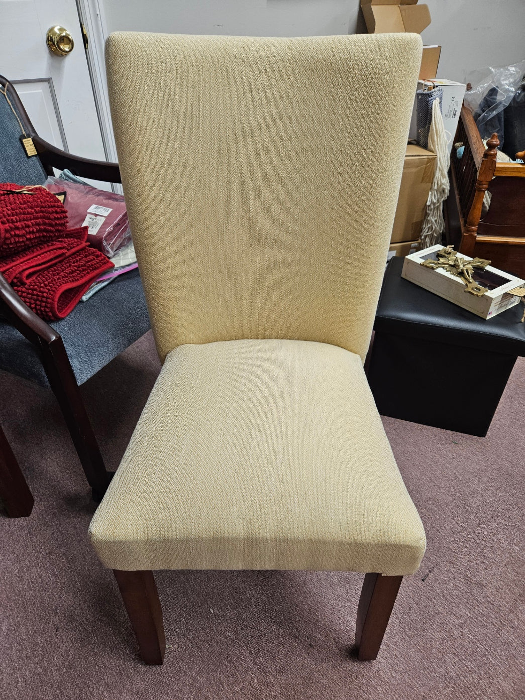 Ivory Color Parson's Chair