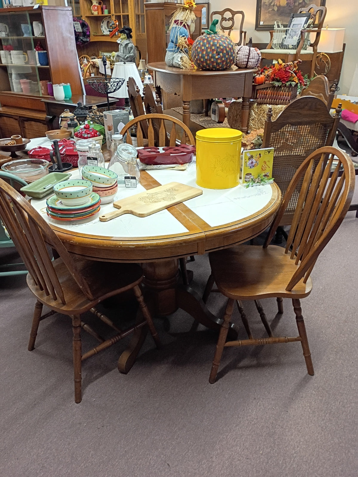 Tile Top Table w/ 3 Chairs