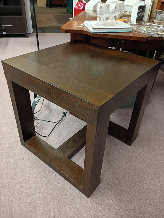 Wooden, Square End Table
