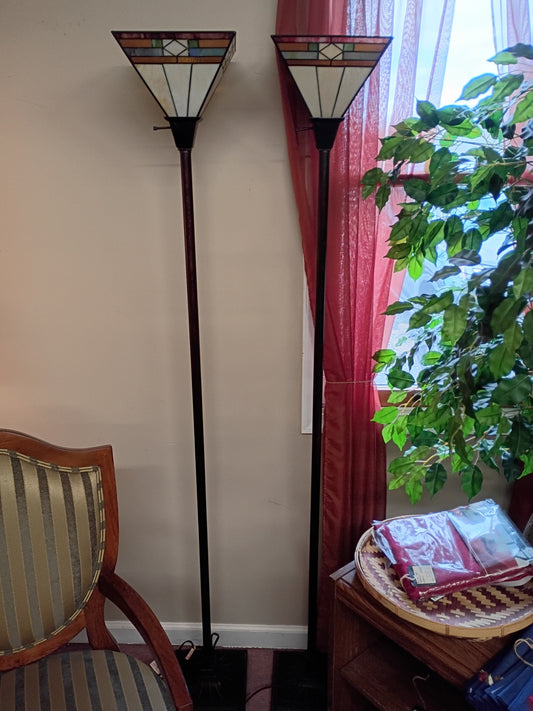 Pair of Torchiere Lamps