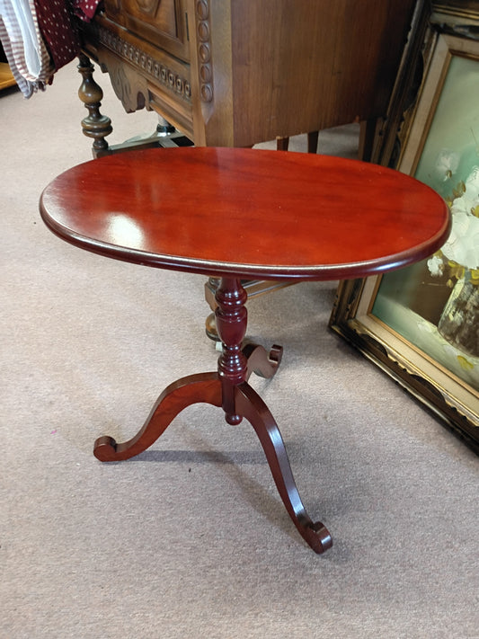 Small, Tilt Top Cherry Table