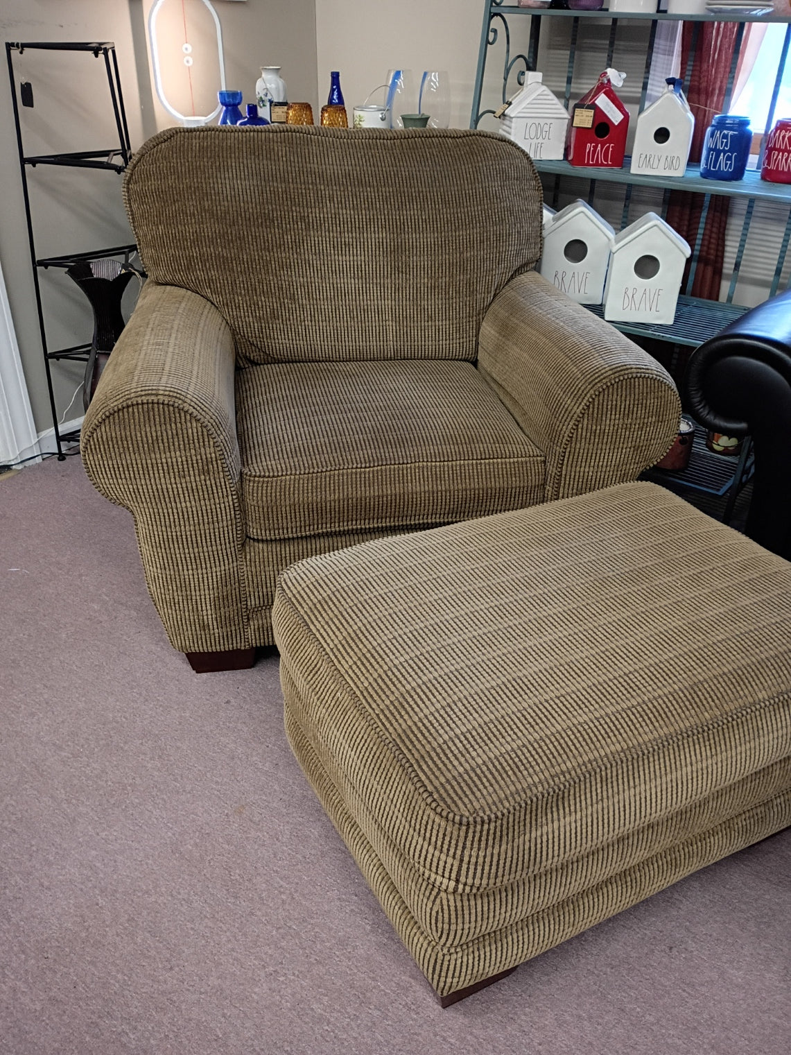Lazy Boy Chair and Ottoman